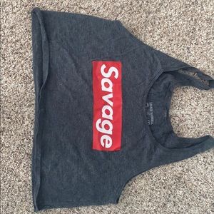 CrossFit Savage Barbell tank